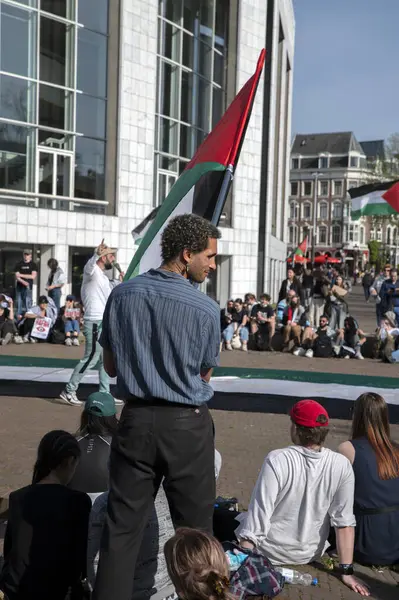 Stock image Palestinian Gaza Demonstration At Amsterdam The Netherlands 10-5-2024