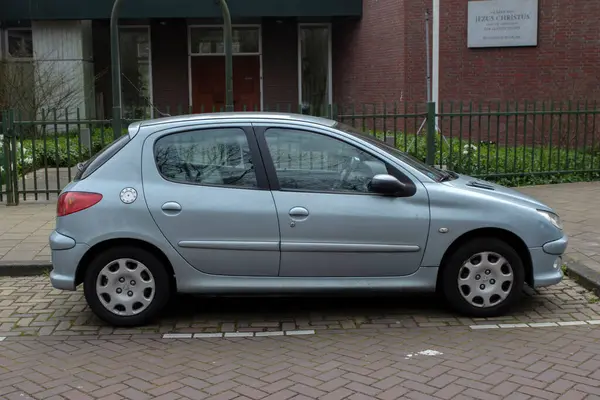 stock image Peugeot 206 Car At Amsterdam The Netherlands 19-3-2024