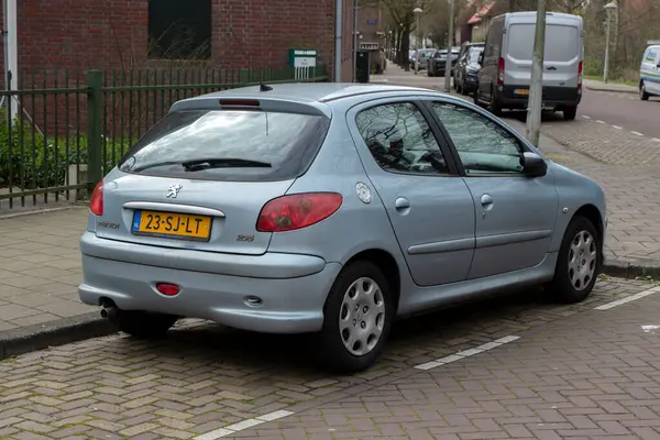 Peugeot 206 Araç Amsterdam 'da Hollanda 19-3-2024
