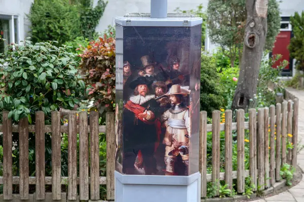 stock image Rembrandt Painting At Amsterdam The Netherlands 29-7-2023