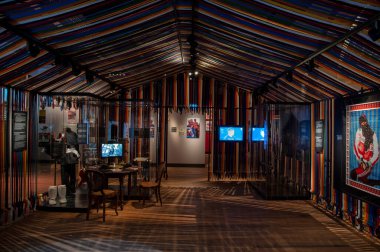 Amsterdam Wereldmuseum Müzesi 'ndeki Dövüş Sanatları Sergisi. Hollanda 31-5-2024.