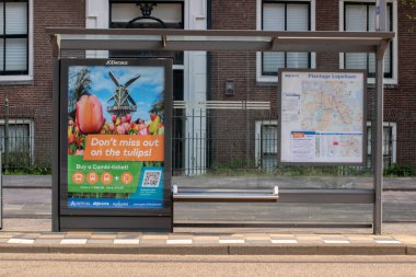 Amsterdam 'da Tramvay Durağı Lepellaan 27-4-2023