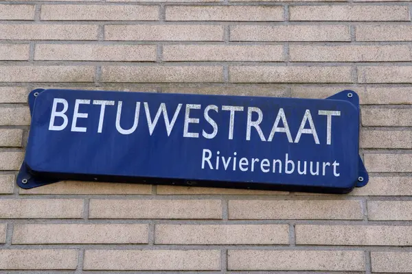 stock image Street Sign Betuwestraat At Amsterdam The Netherlands 2-5-2024