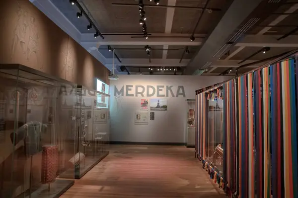 stock image The Martial Arts Exhibition Room At The Wereldmuseum Museum At Amsterdam The Netherlands 31-5-2024