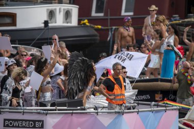 Trans Pride, Rabobank Gaypride Canal Boat Parade Amsterdam 'da 3-8-2024