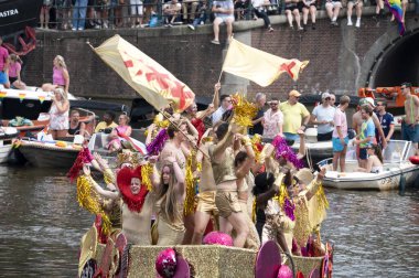 Centrum Voor Seksuele Gezondheid GGGD Amsterdam Gaypride Kanal Geçidi Hollanda 3-8-2024