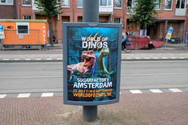 Amsterdam Şeker Fabrikasında Dinozorların Billboard Dünyası Hollanda 21-6-2024
