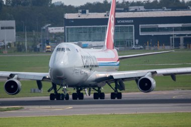 Schiphol Havaalanı 'ndaki Cargolux uçağı Hollanda 29-8-2024