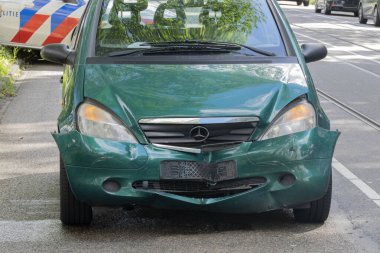 Amsterdam 'da Araba Kazası Hollanda 8-9-2024