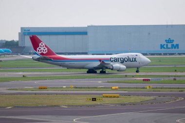 Cargolux Boeing 747-400F Schiphol, Hollanda 29-8-2024