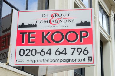 Billboard Emlak De Groot Compagnons Amsterdam 'da Hollanda 16-9-2024