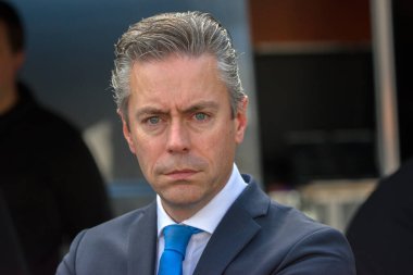 Amsterfdam 'daki İsrail Protestosu' ndaki Christ Stoffer 7-10-2024 Hollanda