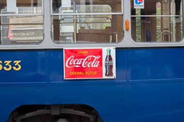 Amsterdam, 29-9-2024 tarihli Coca Cola Tramvayı İlan Ediliyor