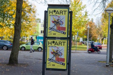 Billboard H 'art Museum Kandinsky Amsterdam Sergisi Hollanda 16-10-2024