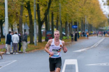 Christopher Wiggen At The TCS Amsterdam Marathon At Amsterdam The Netherlands 20-10-2024 clipart