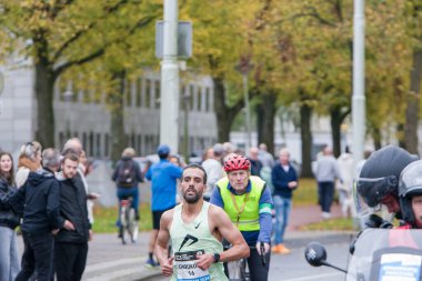 Khalid Choukoud At The TCS Amsterdam Marathon At Amsterdam The Netherlands 20-10-2024 clipart