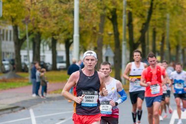 Garry Cribbin At The TCS Amsterdam Marathon At Amsterdam The Netherlands 20-10-2024 clipart