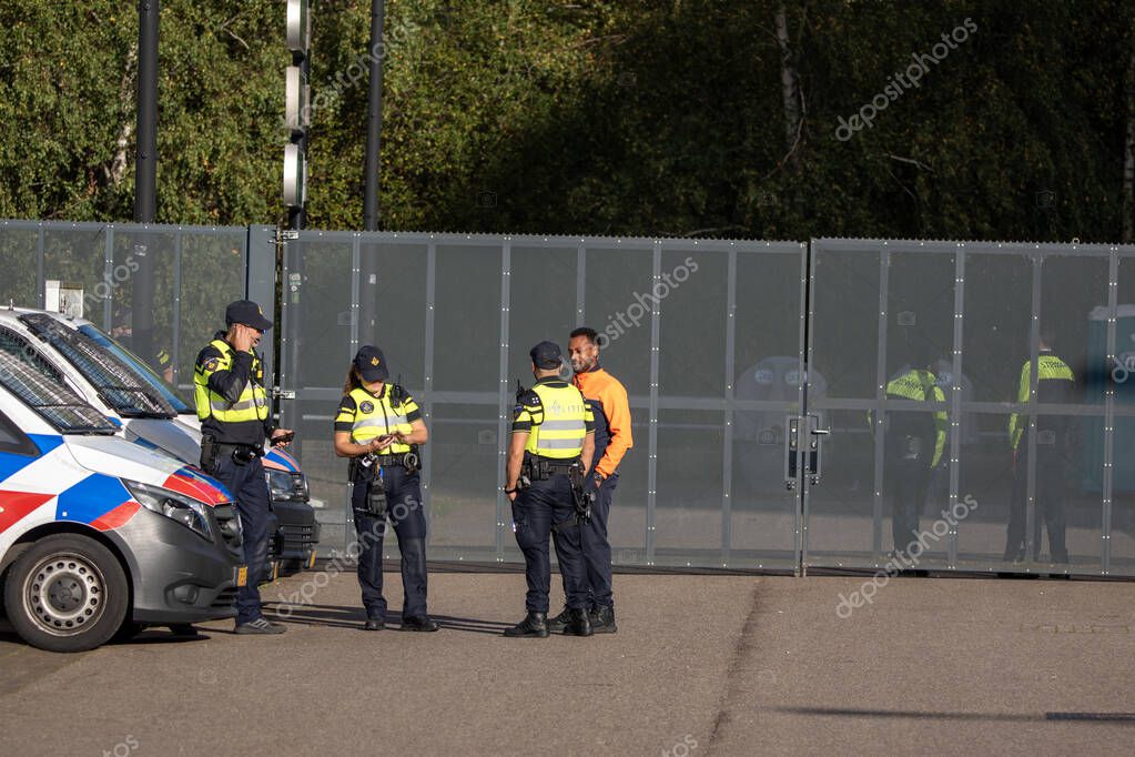Police At Work During A Football Match Of Ajax At Amsterdam The Netherlands 27-10-2024