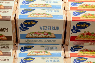 Wasa Krakerleri Paketlerini Kapat Amsterdam 'da Hollanda 18-11-2024
