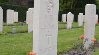 The Commonwealth War Graves at the Nieuwe Horoz Mezarlığı Amsterdam Hollanda 18-4-202