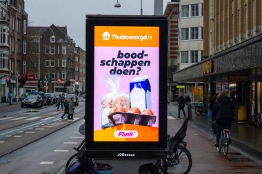 Billboard Thuisbezorgd Amsterdam 'da 27-11-2024