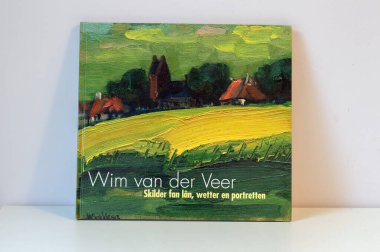 Close Up Book From Wim Van Der Veer At Amsterdam The Netherlands 9-12-2024 clipart