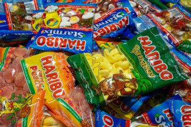 Amsterdam 'da Haribo Şeker Torbalarını Kapatın Hollanda 6-1-2025