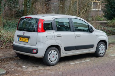 Bir Fiat Panda Amsterdam 'da Hollanda 14-1-2025