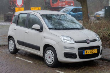 Bir Fiat Panda Amsterdam 'da Hollanda 14-1-2025