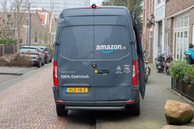 Amazon Prime Company Van At Diemen The Netherlands 15-1-2025 clipart