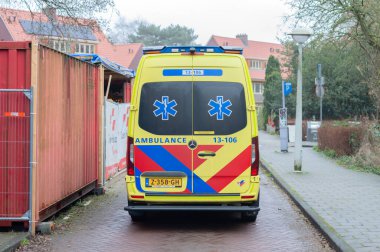 Amsterdam 'daki Ambulans 16-1-2025