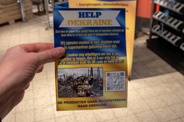 Amsterdam 'da Yardım için 4 Ukrain Toplama Hollanda 25-1-2025