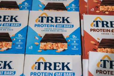 Amsterdam 'daki Trek Protein Yulaf Şekerlemelerini Kapatın Hollanda 7-2-2025