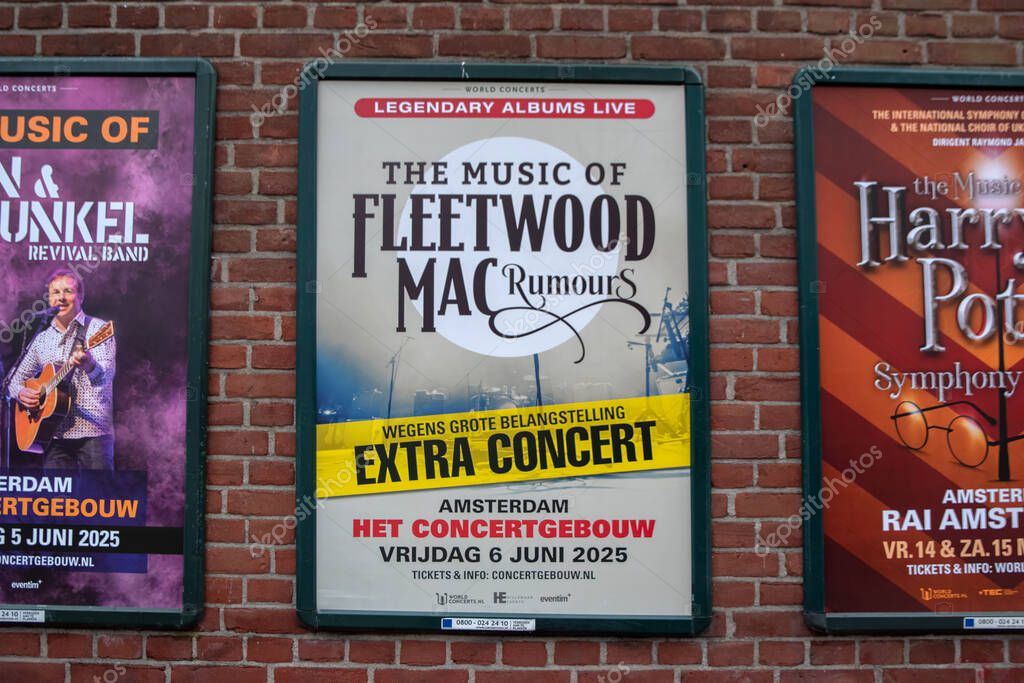 Billboard The Music Of Fleetwood Mac Rumours At Amsterdam The Netherlands 13-2-2025