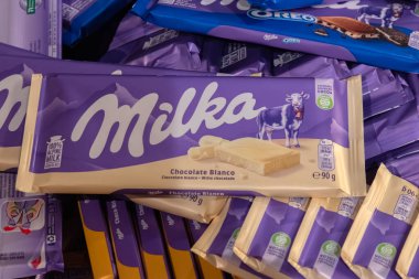 Milka Çikolatasını Kapat Amsterdam 'da Hollanda 17-2-2025