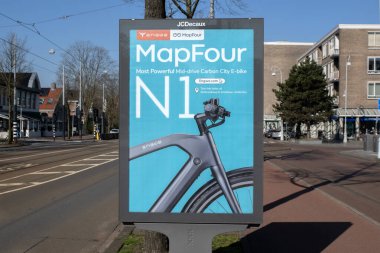 Amsterdam 'daki Billboard MapFour Hollanda 4-3-2025