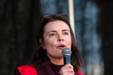 Amsterdam 'da Eğitim Gösterisi Hollanda 17-3-2025