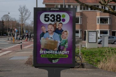 Billboard 538 Stemmenjacht Amsterdam 22-3-2025