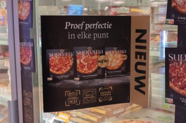 Billboard Dr. Oetker Pizza Suprema Amsterdam 'da 26-3-2025