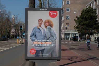 Billboard TK Maxx Amsterdam 'da Hollanda 3-4-2025
