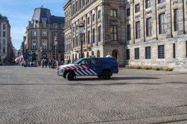 Koninklijke Marechaussee Şirket Arabası Hollanda 'da