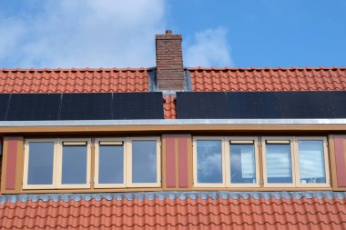 Amsterdam 'da Çatıdaki Güneş Panelleri 10-4-2025