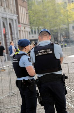 Koninklijke Marechaussee Amsterdam 'daki Umman Sultanının Ziyaretinde 15-4-2025