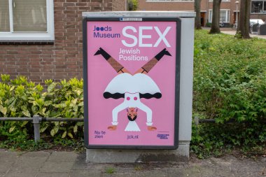 Billboard Joods Müzesi Seks Yahudi Konumları Sergisi Amsterdam 20-4-2025