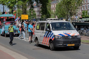 FNV 'de Polis 1 Mayıs Gösterisinde Hollanda 1-5-2025