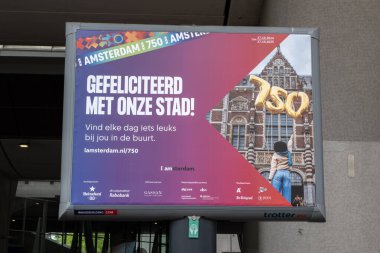 Amsterdam 'da 750 Yıl Billboard Hollanda 4-5-2025