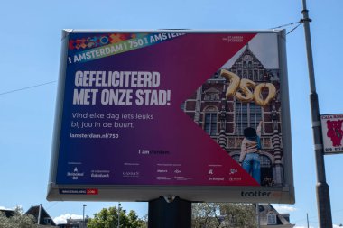 Amsterdam 'da 750 Yıl Billboard Hollanda 5-5-2025