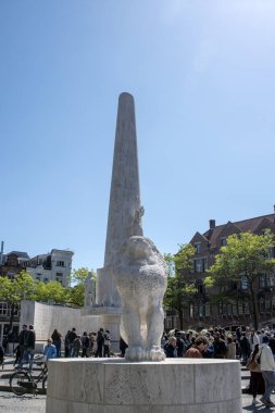 Hollanda 5-5-2025 tarihli Amsterdam 'daki Ölü Heykelin Anıları