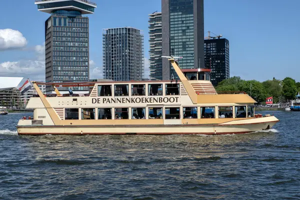 De Pannenkoekenboot Teknesi Amsterdam 'da Hollanda 5-5-2025