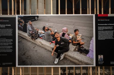 İHA Saldırısı Beiroet Amsterdam 'da Dünya Basın Fotoğraf Sergisi 8-5-2025